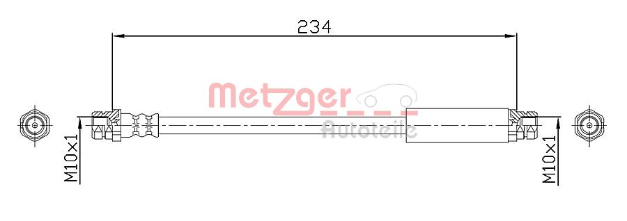 METZGER Gumifékcső 4110359_METZ